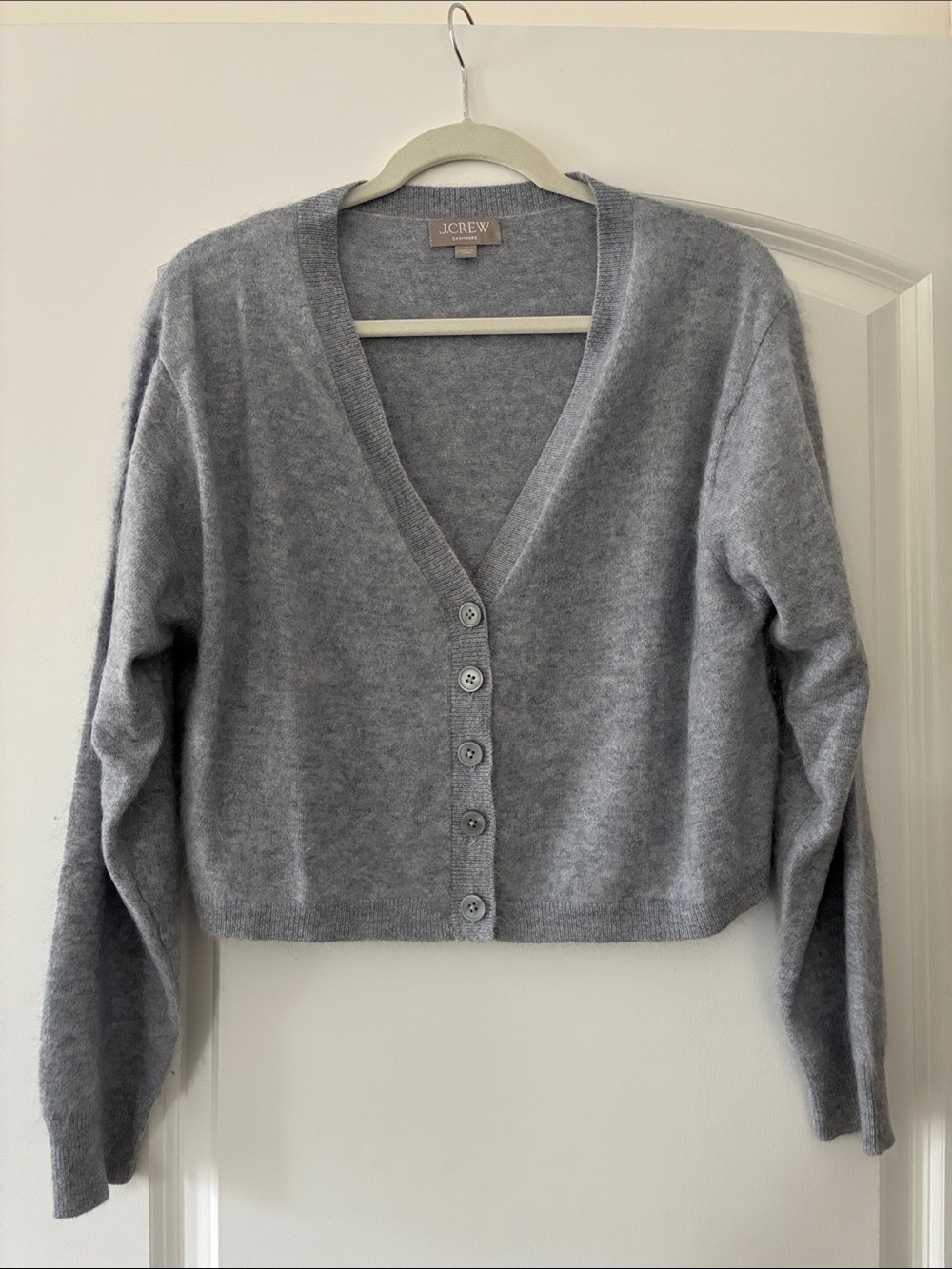 J. Crew Brushed Cashmere Cardigan